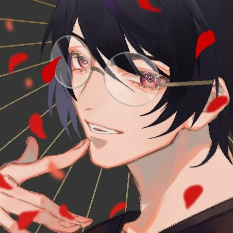 紅のユーザーアイコン